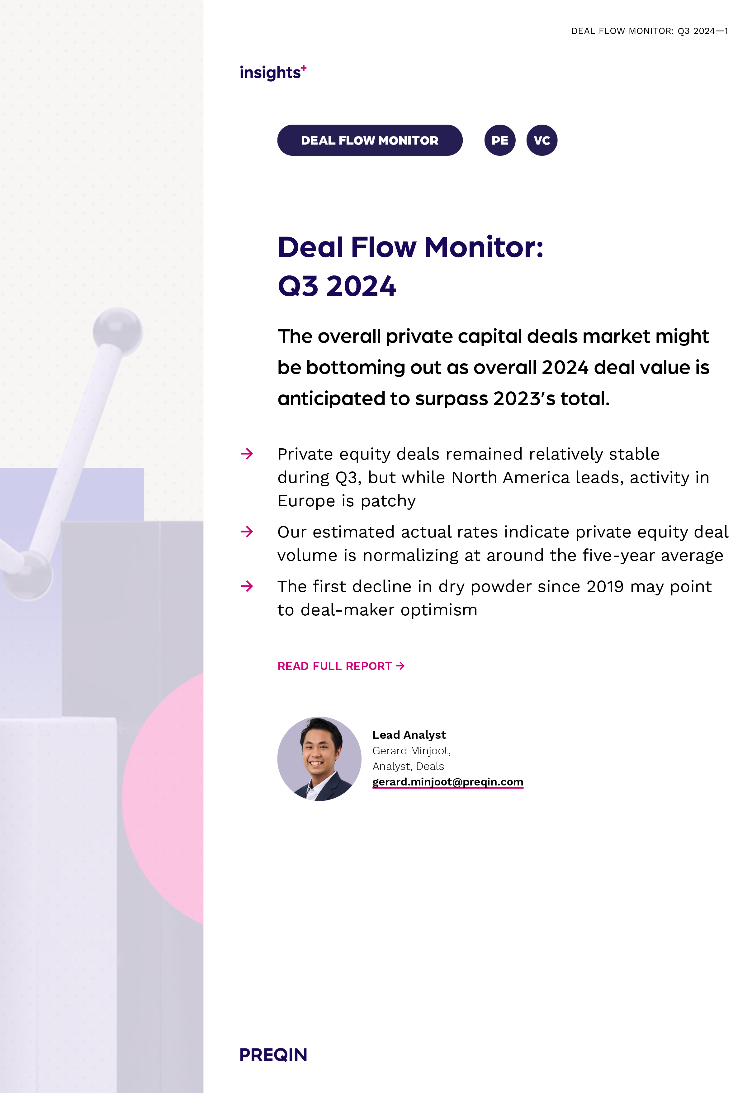 Deal Flow Monitor Q3 2024 Cover