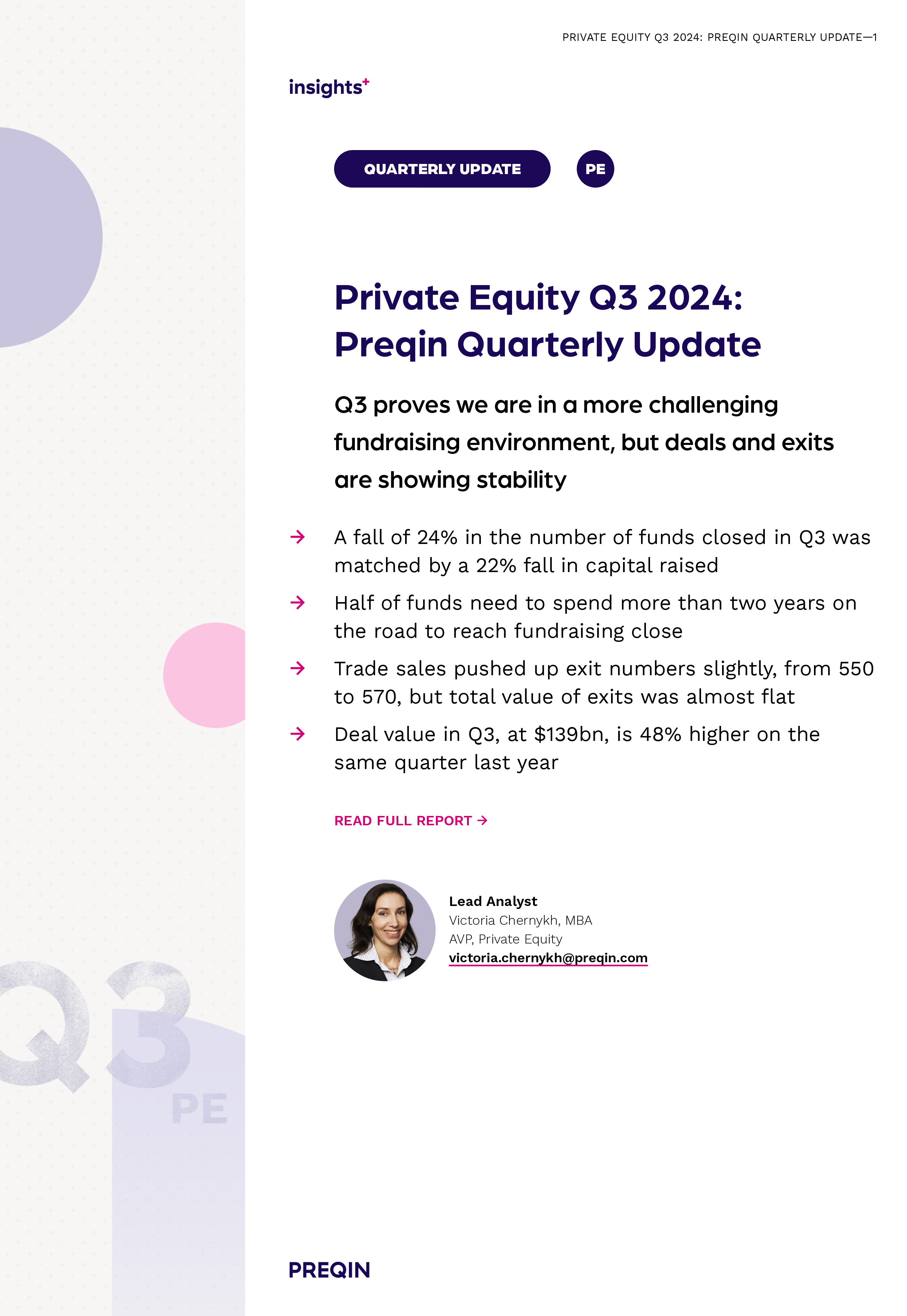 Private Equity Report Cover Image